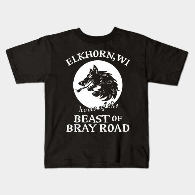 Beast of Bray Road Kids T-Shirt by Huhnerdieb Apparel